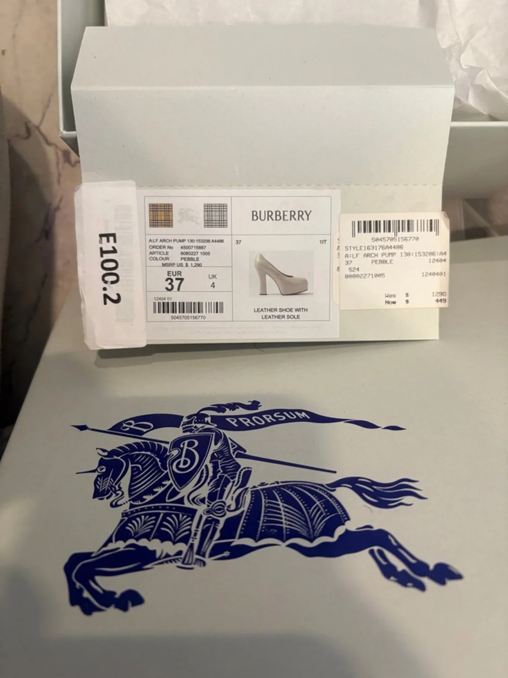 Burberry Women's Sage Green Platform Pumps - Picture 10 of 14